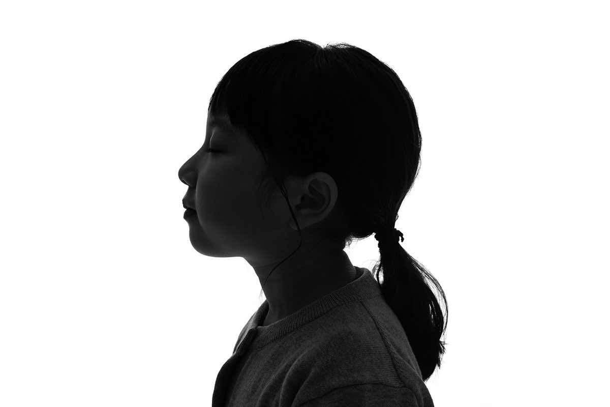 Silhouette of girl